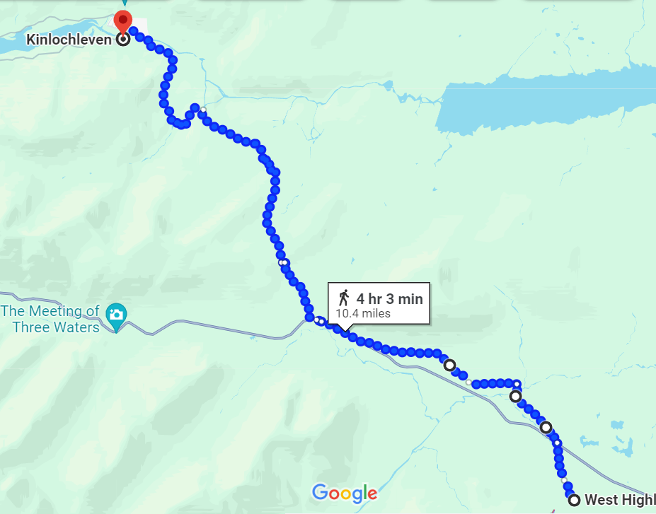 From Glencoe Resort To Kinlochleven, West Highland Way